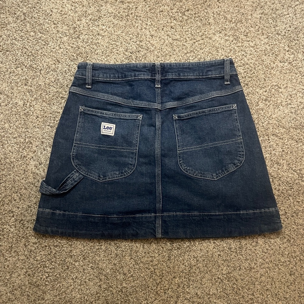 Lee VTG Mini Denim Cargo Jean Skirt - Picture 2 of 4